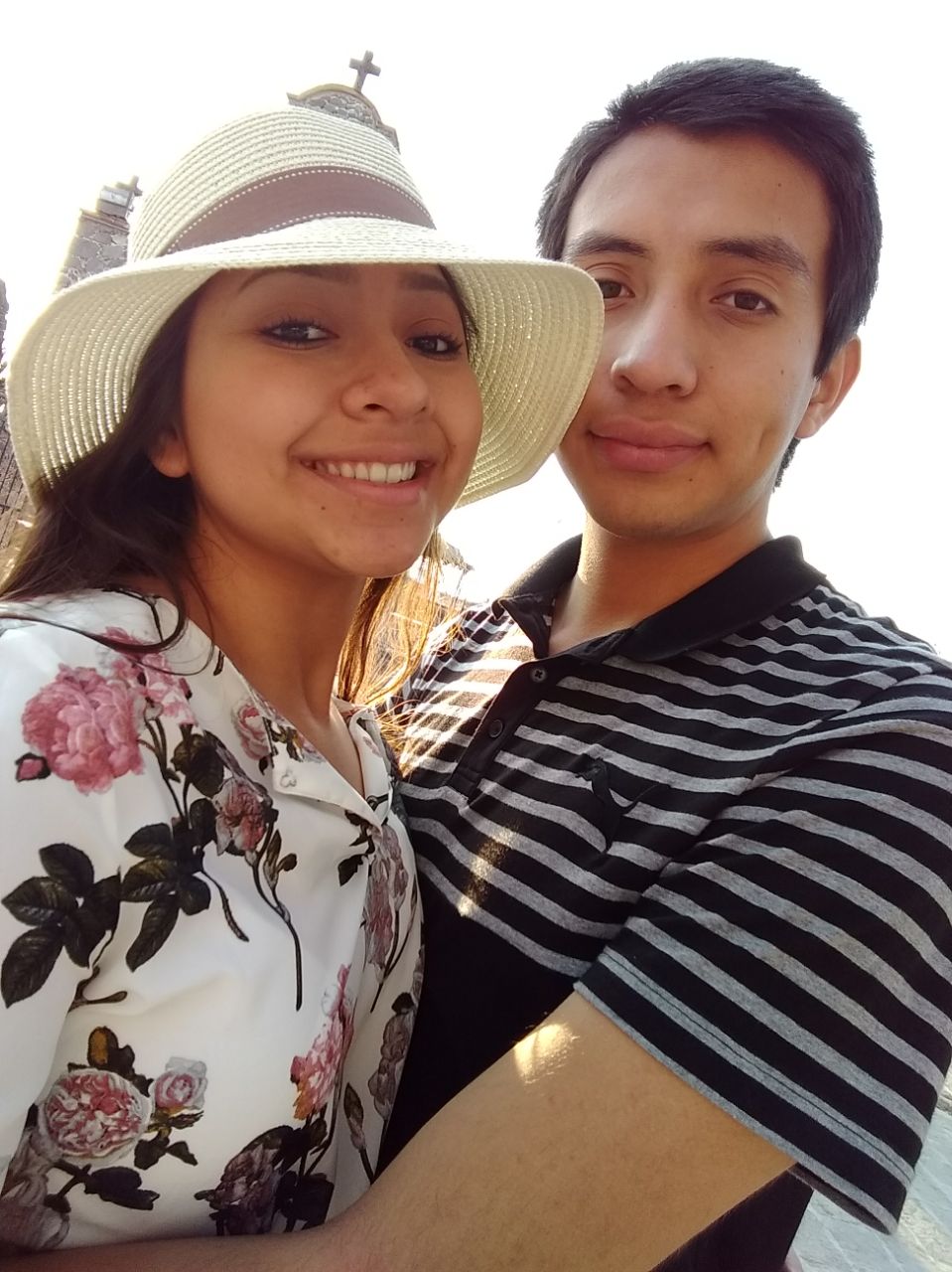 Brenda y Ediel al inicio de su relación